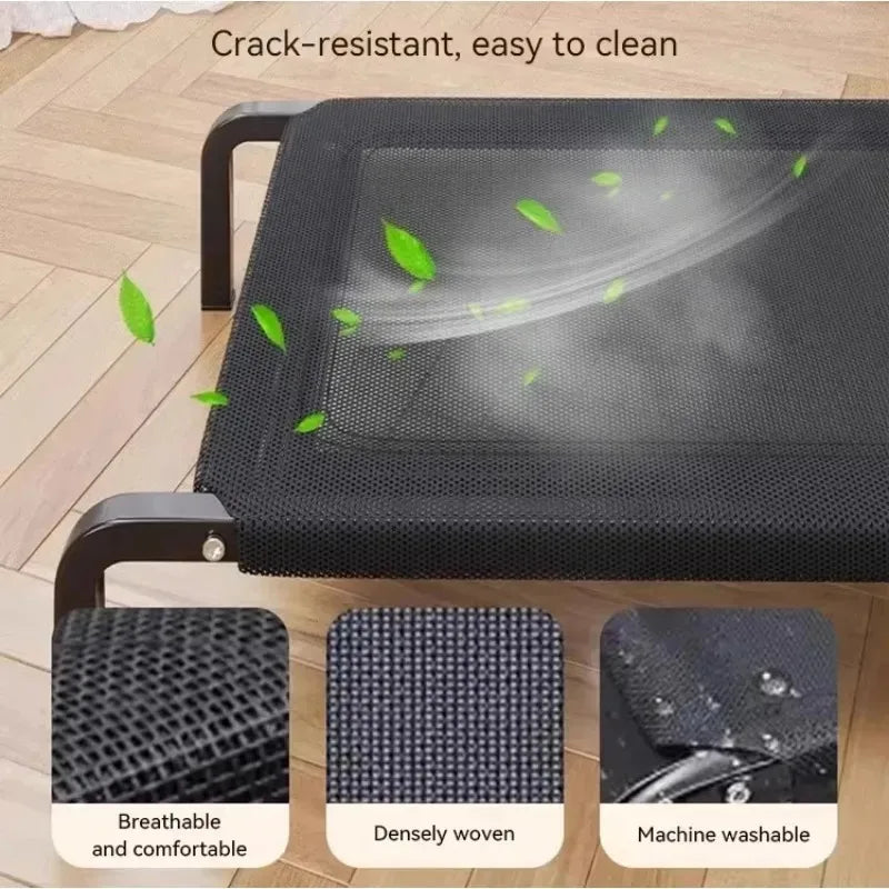 Military Sle Foldable Dog Bed All Season Large and Small Dogs Camp Bed Detachable Waable Dog House Pet Supplies for Summer Use
